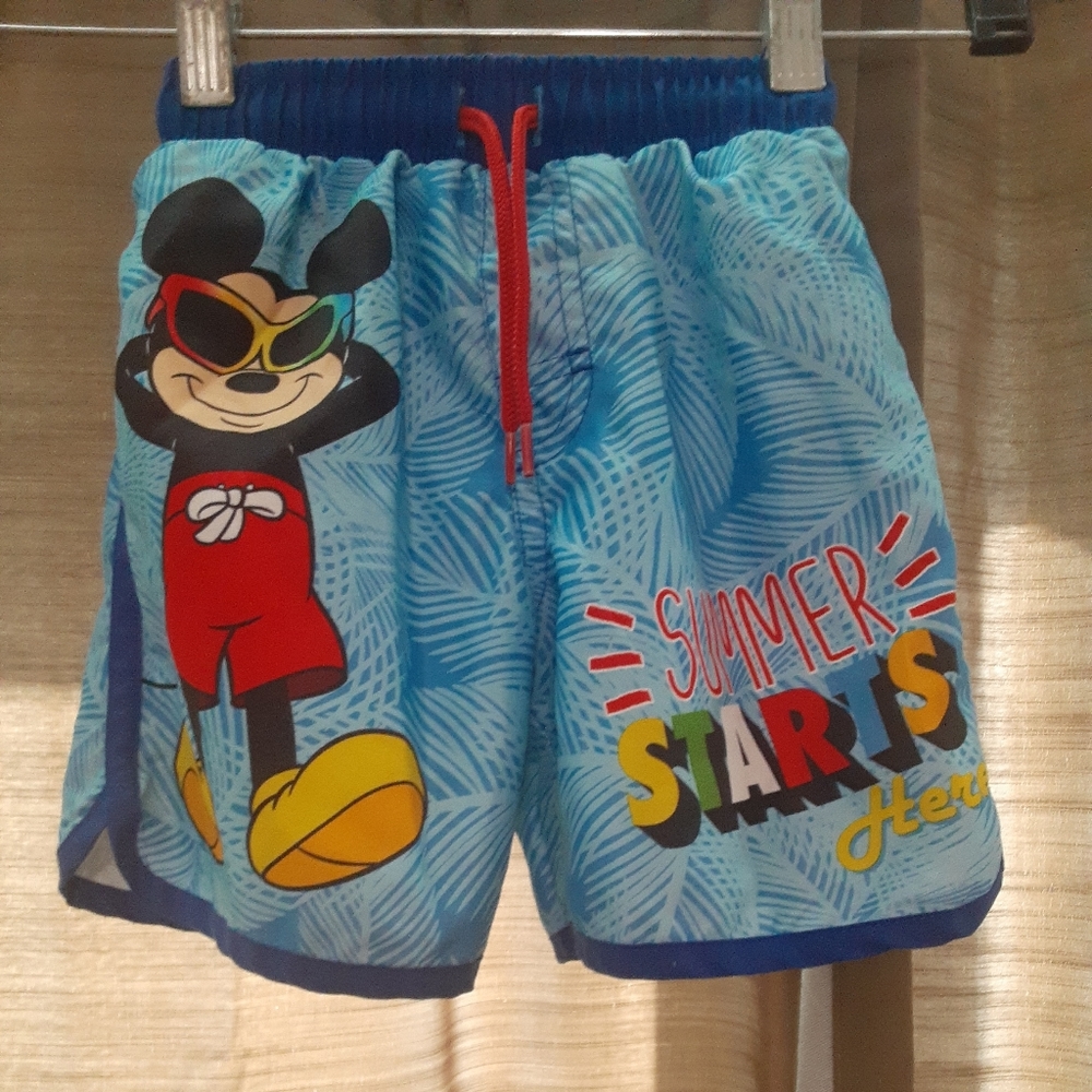Mickey Mouse swim Trunks 2T